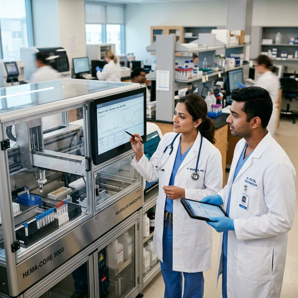 State of the art automated analyzer facility image 2